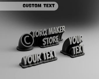 Personalized 3D Name Plate - Desktop Decor - Personalized design, Gift, Digital STL File