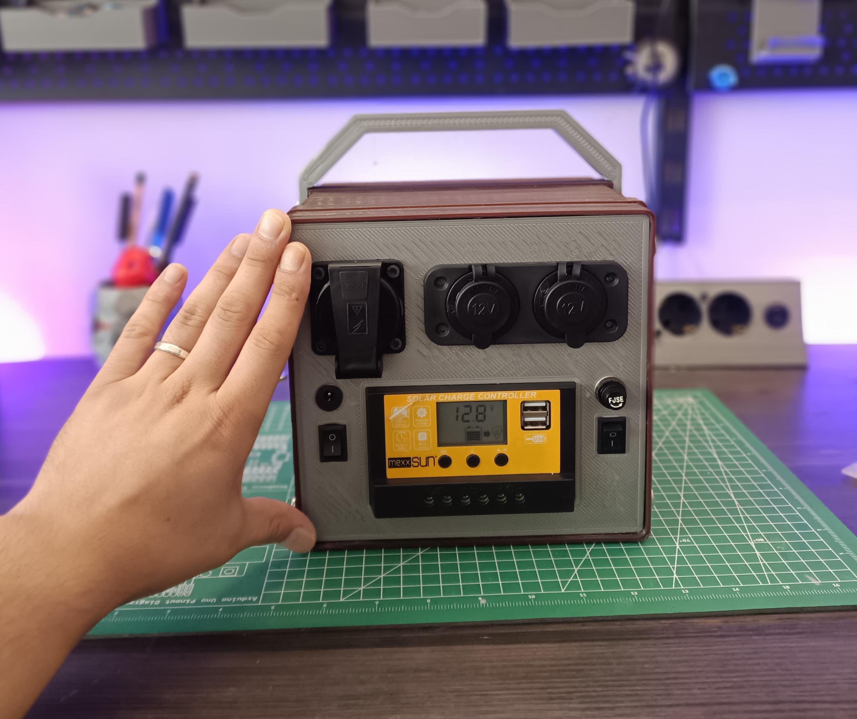 DIY Solar Power Station: 300W STL Files & BOM (digital Download
