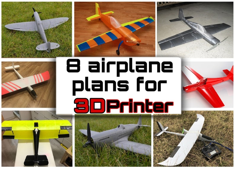 Airplane Plans for 3d Printer 3d Print Model Plane File STL Etsy