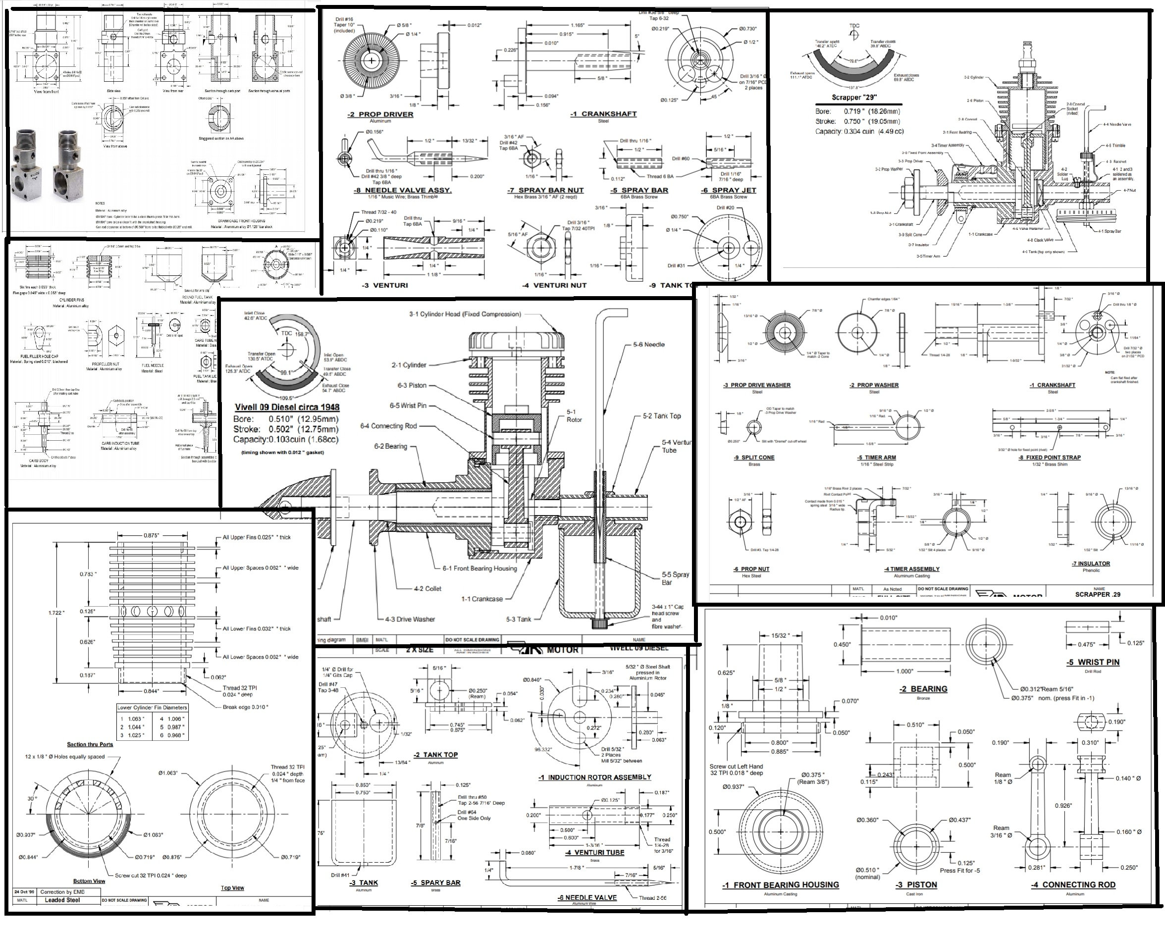 Model Plane Engine Bundle Rc Model Airplane Engine, Since 1940-2020,40 ...