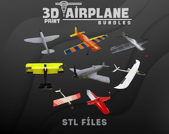 3D Printer RC Airplane Plans, STL Model File (Digital Download)