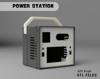DIY Solar Power Station: 300W STL Files & BOM (Digital Download)