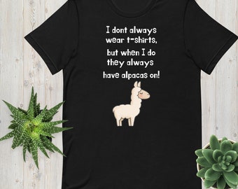 Alpacas On unisex Tee/T Shirt