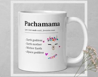 Alpaca goddess mug