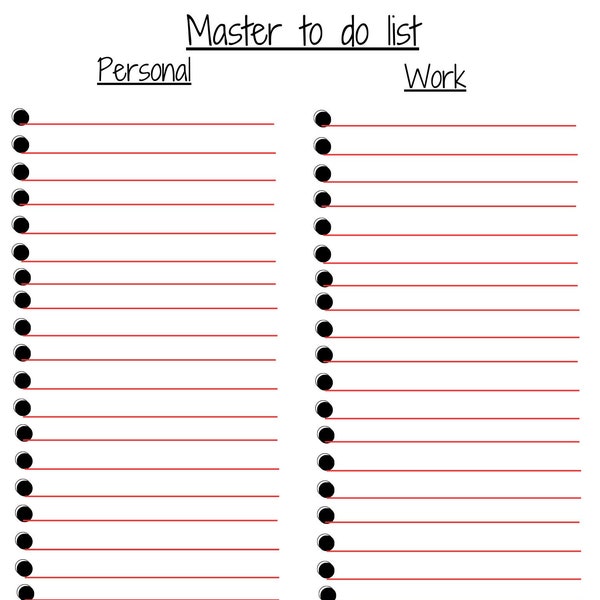 Electronic Daily Planner Etsy