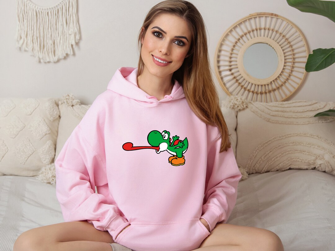 Super Mario Yoshi Sweatshirt Yoshi Hoodie Mario Sweatshirt Etsy