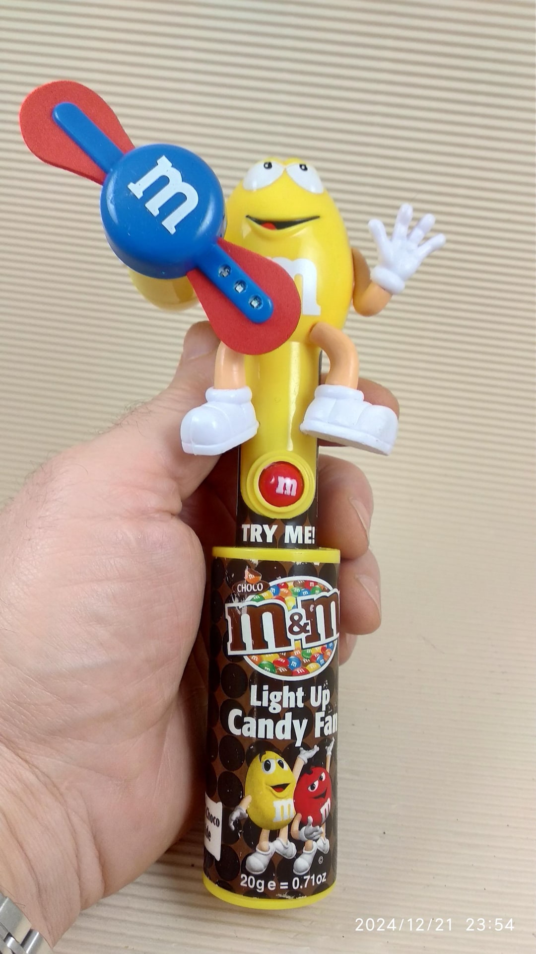 M&M Candy Fan Container: Light up Toy - Etsy