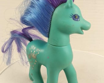 Vintage MLP G2 Princess Silver Rain, Collectible Hasbro Pony