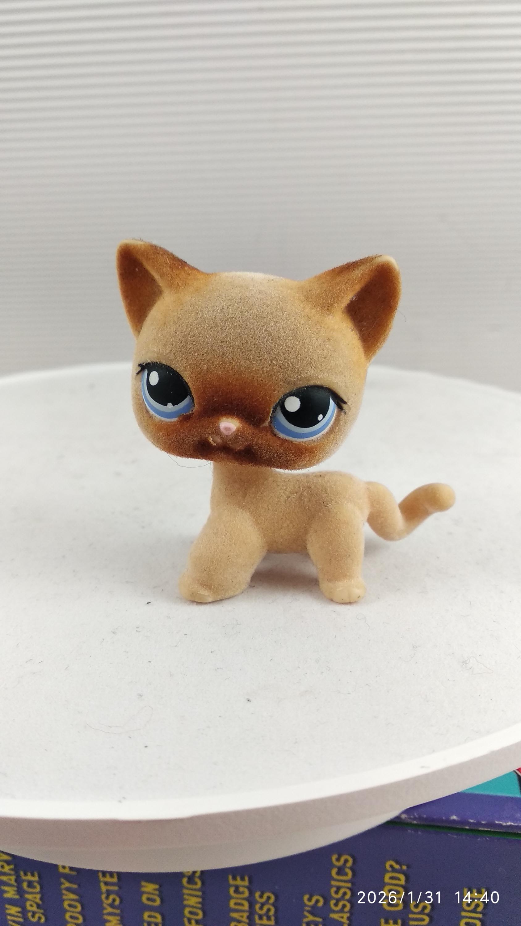 LPS Littlest Pet Shop Authentique très rare chat-loup 1953 LPS Littlest Pet Shop Authentique très rare chat-loup 1953
