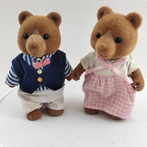 Calico Critters Bear Family of 2, Sylvanian Family