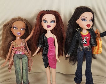 2002年ブラッツ 未使用セット新品ヴィンテージ BRATZバービー　レア人形 Bratz Xpress It Fashion Collection Yasmin Doll 2002 MGA