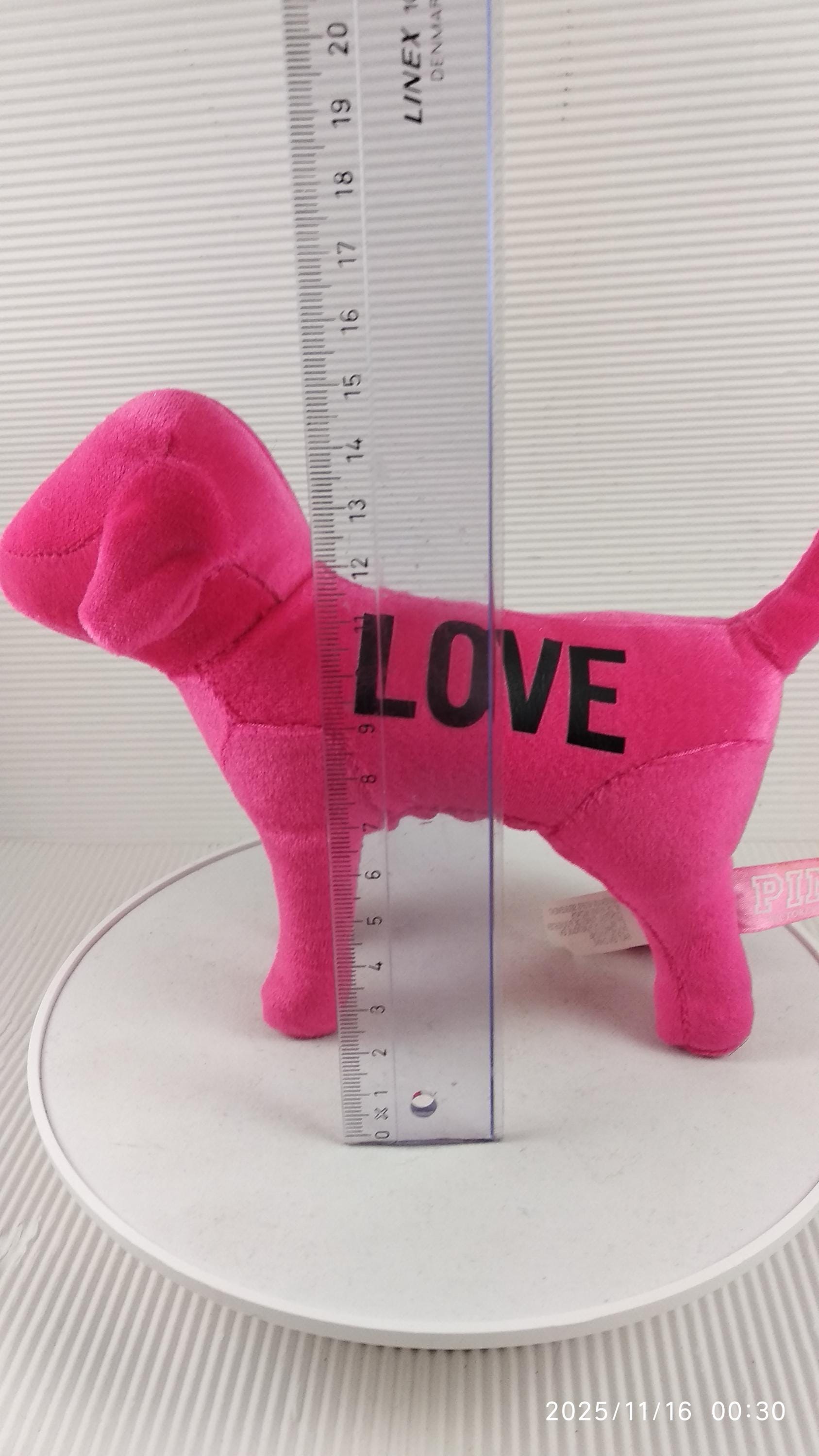 Victoria's Secret Pink PLUSH DOG Fabric Love Pink Dreams - Etsy
