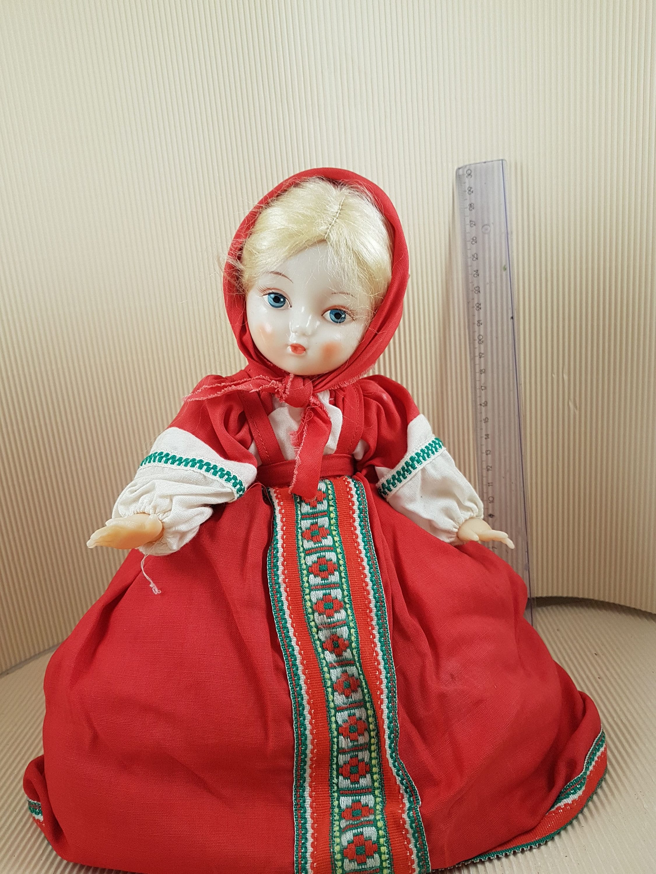 Vintage Russian Doll Collectible Folklore Doll National Etsy