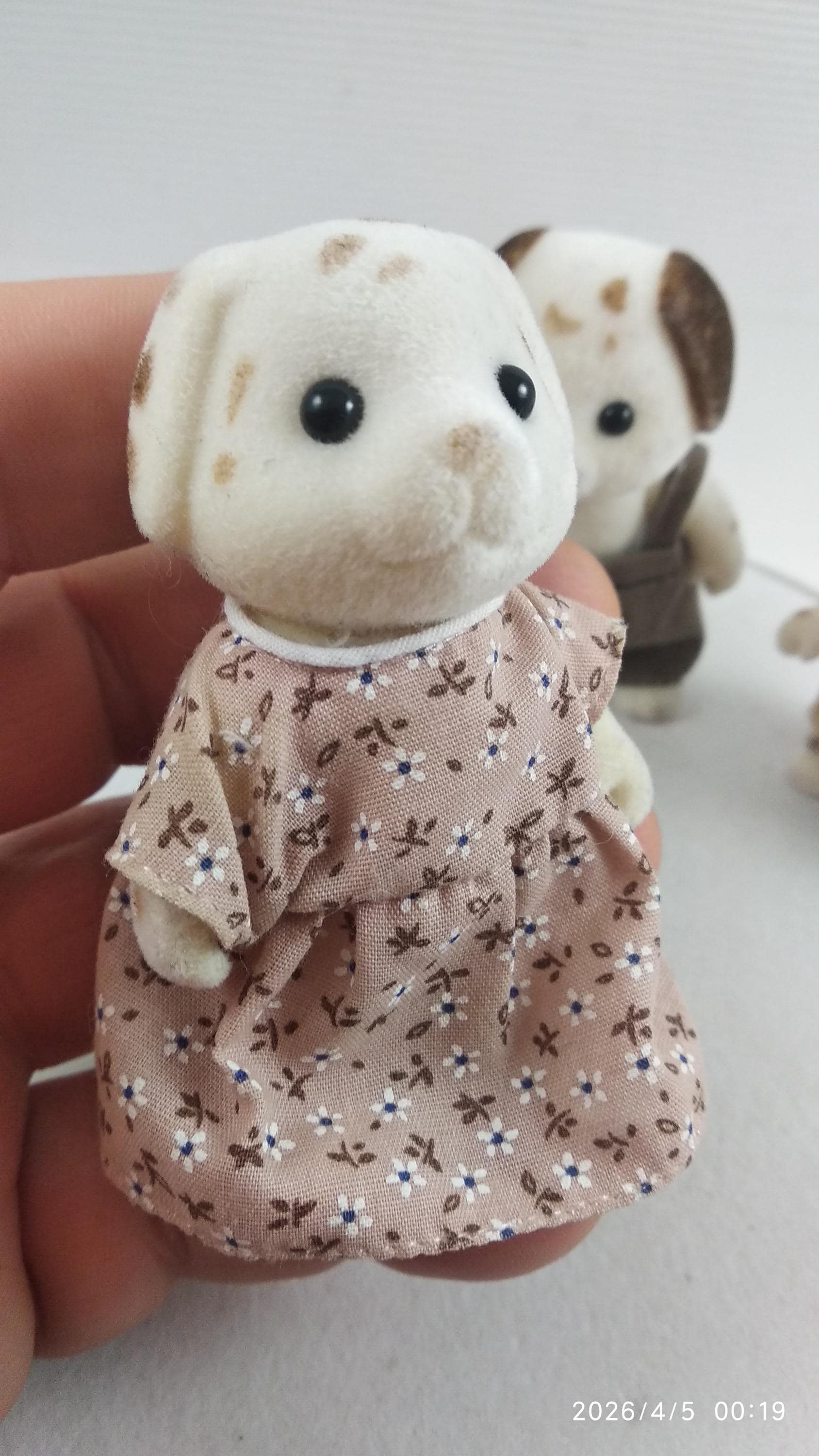 Calico Critters/シルバニアファミリー チョコレートダルメシアン犬3匹