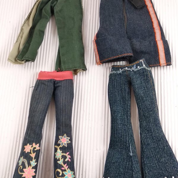 Bratz Doll's outfit jeans trousers pants Sasha Meygan Yasmin Authentic MGA Collectible