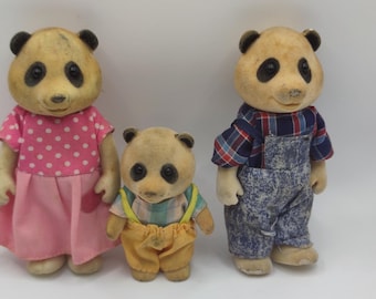 Calico Critters Panda Family of 3 - Sylvanian Families