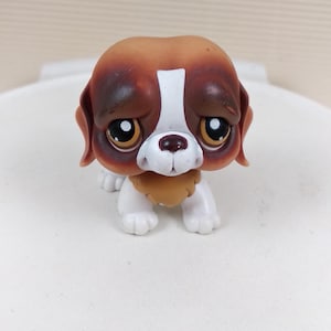 St BERNARD dog #229 - Authentic Littlest Pet Shop - Hasbro LPS