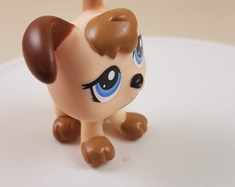 Figurine Littlest PetShop Bébé Chien #1339 Avec Os, Occasion, Collection Jouet