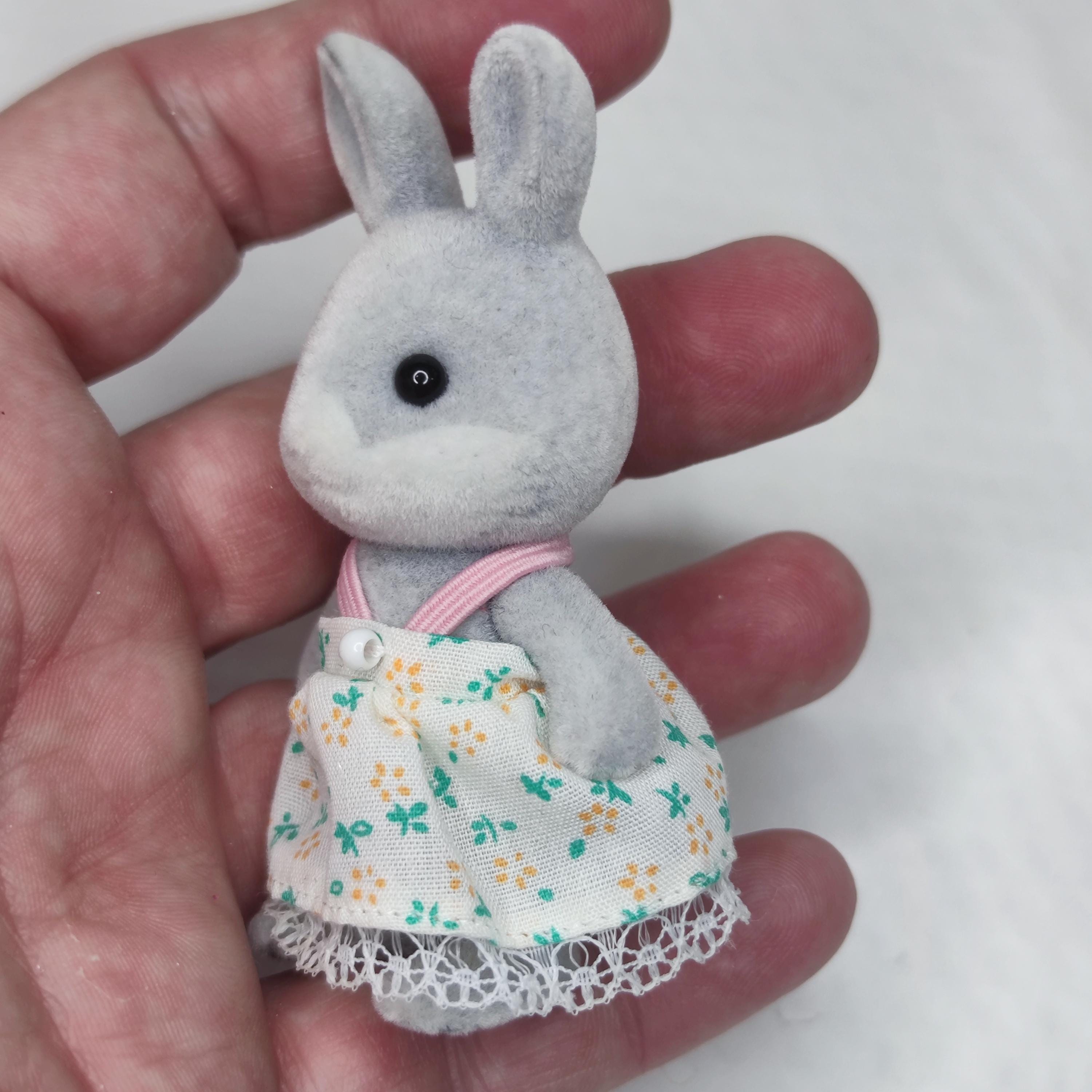 Sylvanian Families Babblebrook Grey Rabbit 1st Edition Vintage - Etsy
