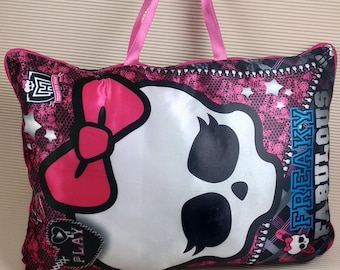 Monster High Skull Skullette Secret diary Plush Soft Toy Pillow Cushion handbag