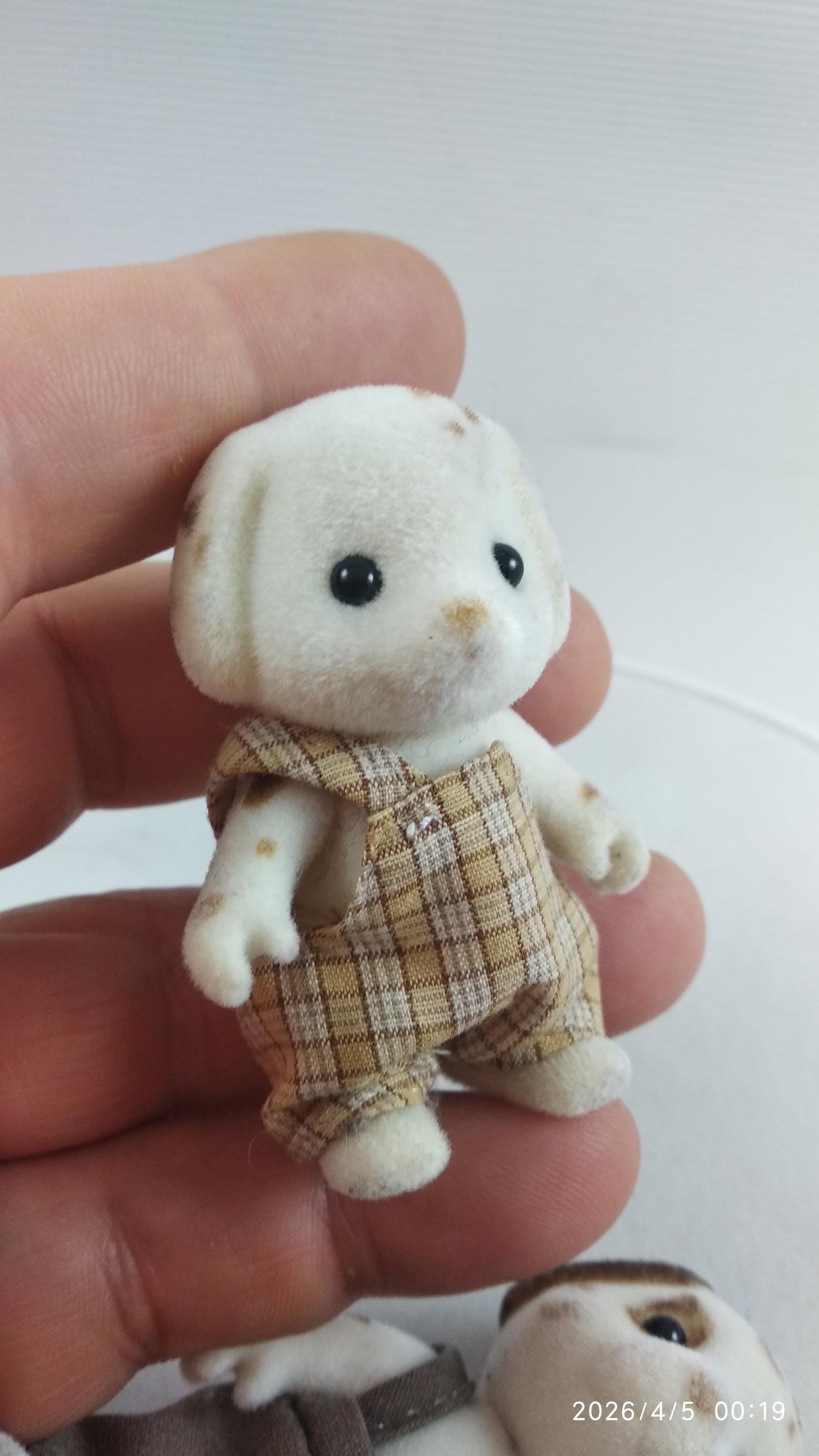 Calico Critters/シルバニアファミリー チョコレートダルメシアン犬3匹