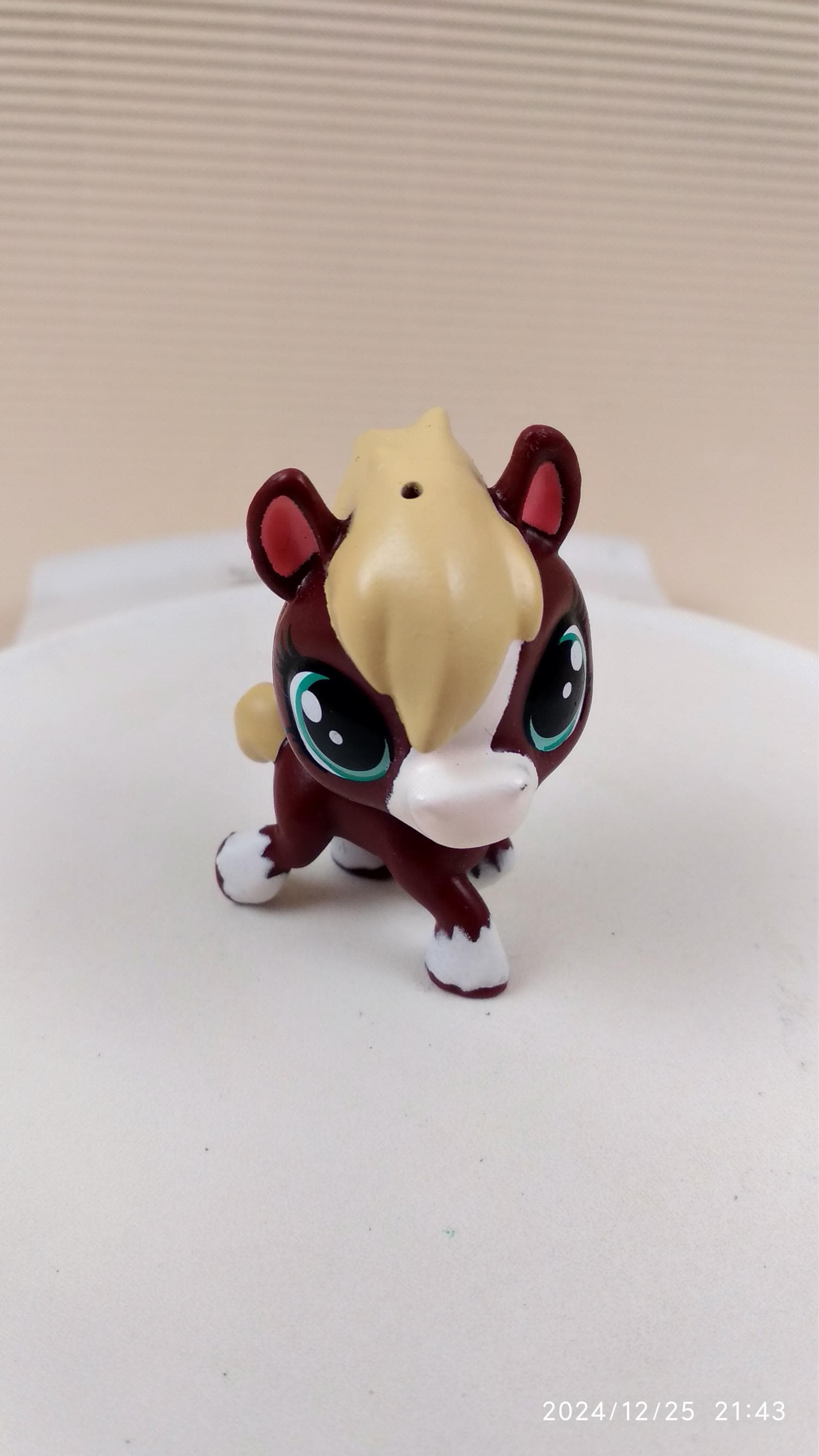 Figurine Littlest PetShop – Cheval Poney #840 – Occasion – Collection Jouet