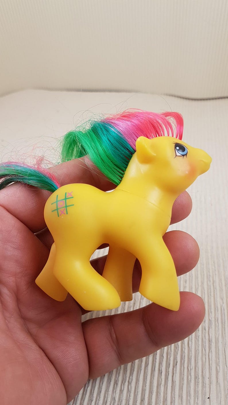 Vintage G1 My Little Pony Baby Tic Tac Toe My First Tooth 1984 - Etsy