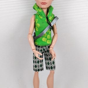 Deuce Gorgon Monster High Doll Boy, Ghoul’s Alive with Original Clothes and Shoes