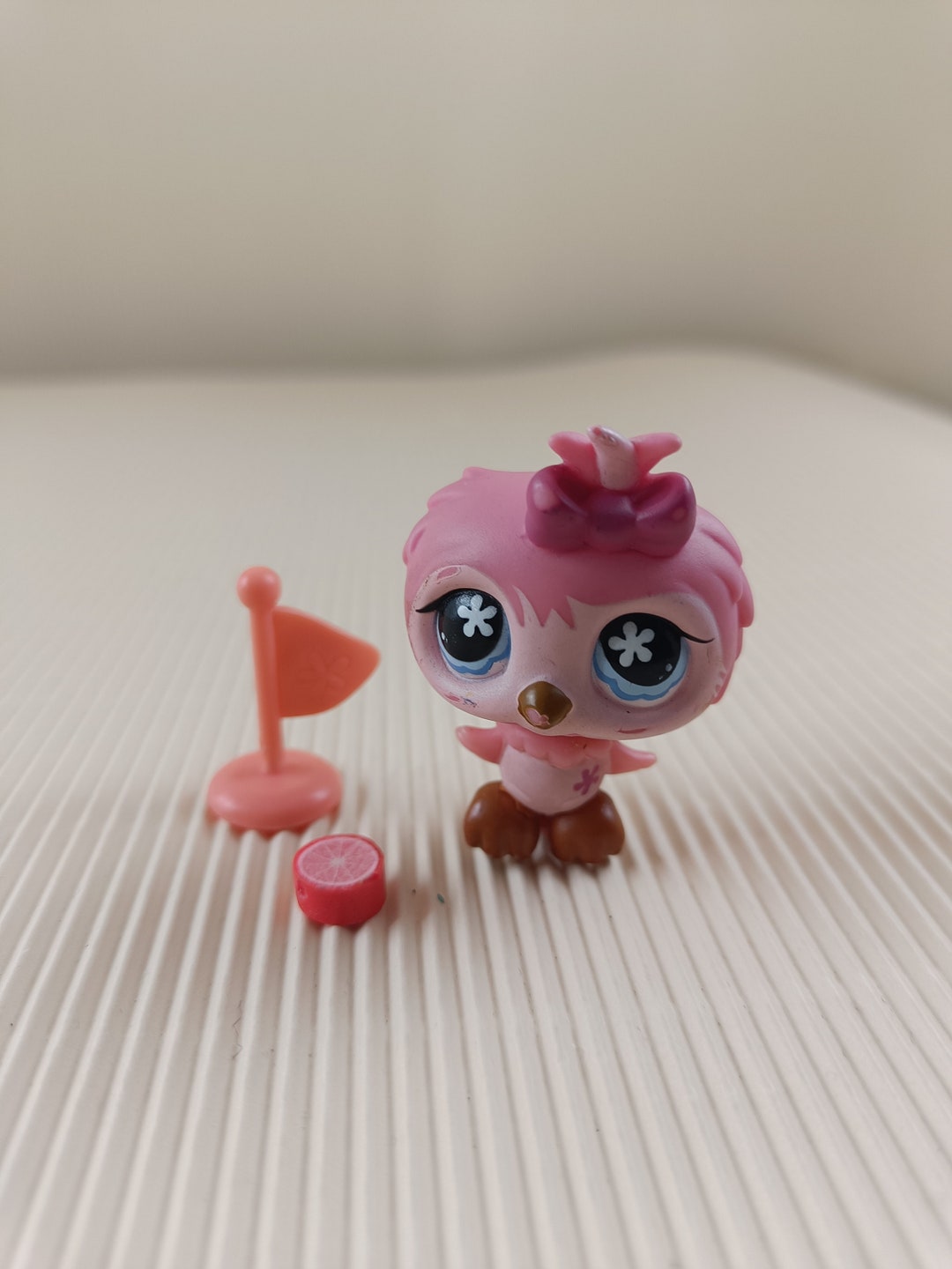 Littlest Pet Shop Pink Owl LPS #496