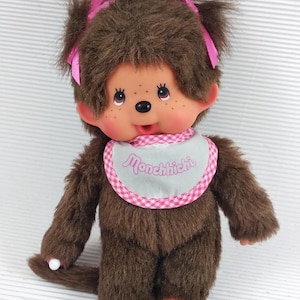 Vintage Monchhichi, Monchichi Doll, Little monkey girl, Gift idea