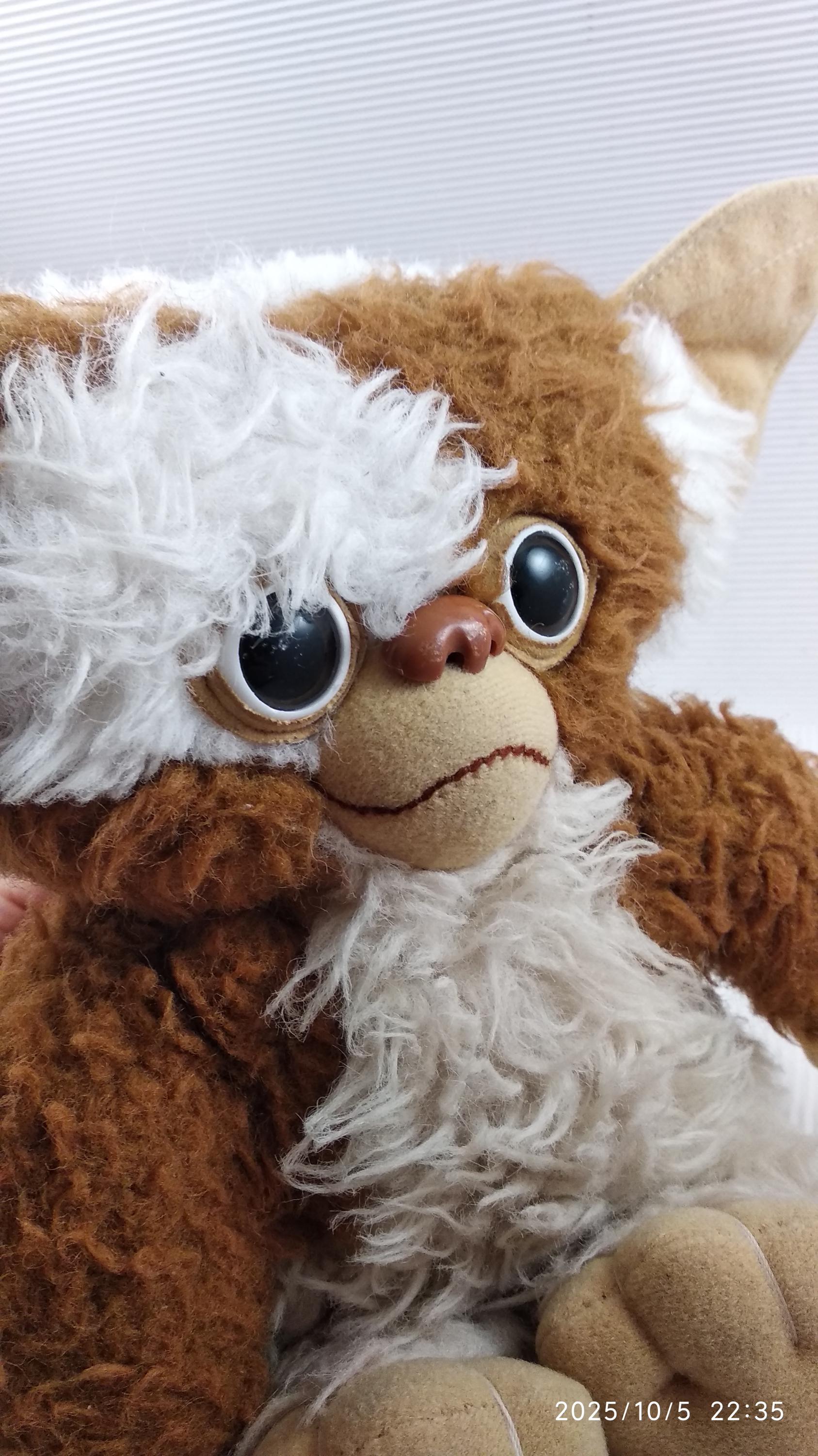 Vintage 1984 Gremlins Gizmo Plush - Applause Stuffed Mogwai Toy