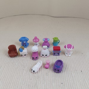 Vintage shopkins toys set