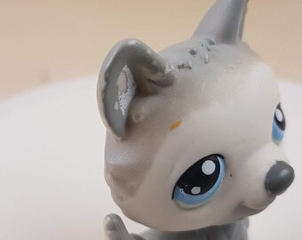 Figurine Little Petshop (LPS) Chien Husky N°69 - Occasion, Pour Collection