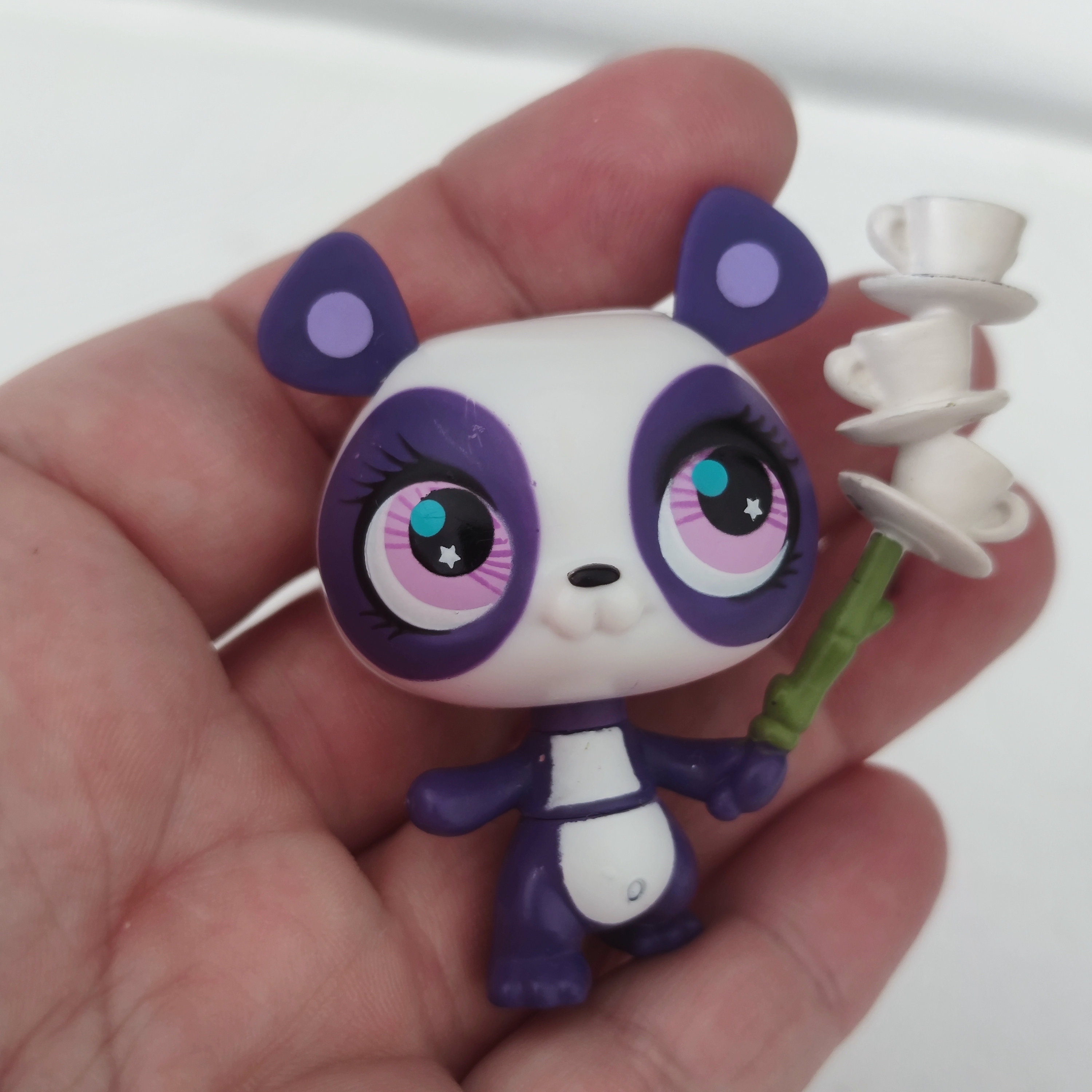 Littlest Pet Shop #2769 Penny Ling Panda LPS Purple White Pink
