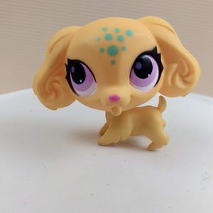 Authentic Littlest Pet Shop #3093 Spaniel Dog / Original Hasbro LPS