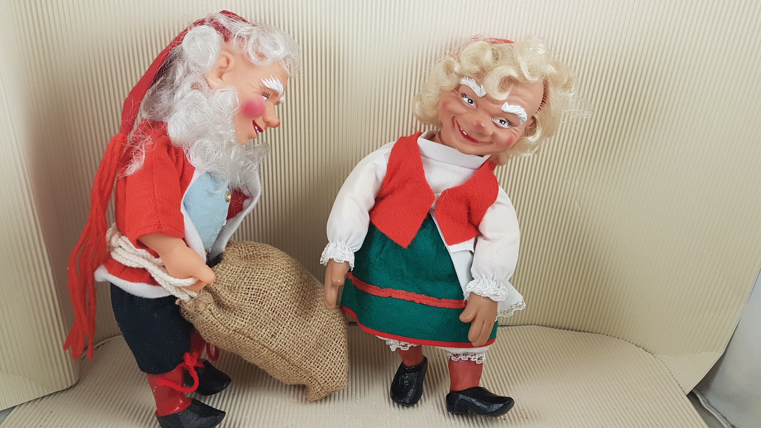 Arne Hasle Dolls Norwegian Woman and Man Gnome Christmas Elf Vintage Latex Norge 14 Etsy