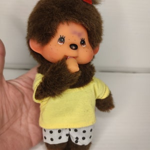 Vintage Monchhichi, Monchichi Doll, Little monkey girl, Gift idea