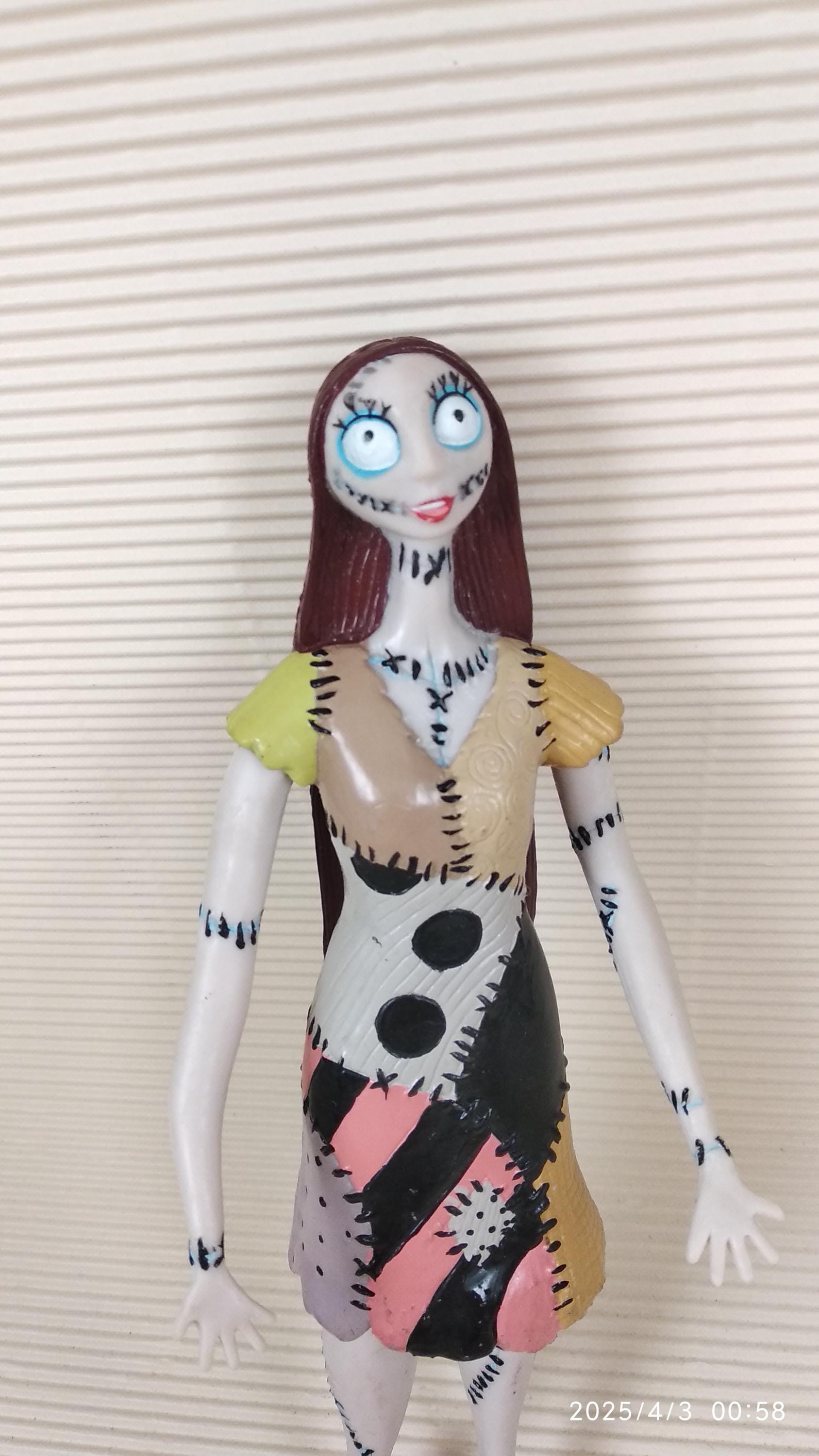 nbc-06Jack and Sally 1998年限定版フィギュア NECA Nightmare Before Christmas Series 3 Sally Figure With Sewing