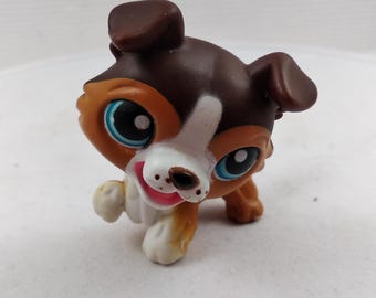 LPS #1194 LITTLEST PETSHOP ORIGINAL AUTHENTIQUE CHIEN COLLEY DOG COLLIE HASBRO