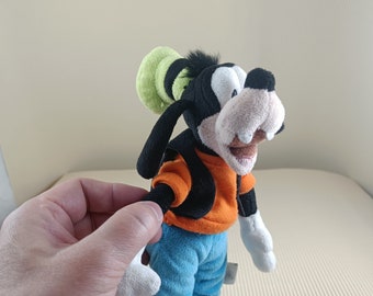 Oryginalny, zabytkowy sklep Disneya Goofy, pluszowy zwierzak, lalka, używana