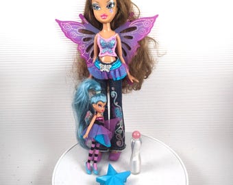 Muñeca Bratz Fashion Pixiez Yasmin Mini Pixie Friend