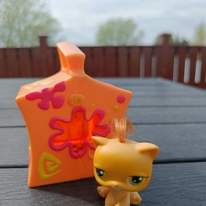 LPS | #78 Cat Shorthair | authentic Littlest Pet Shop with house