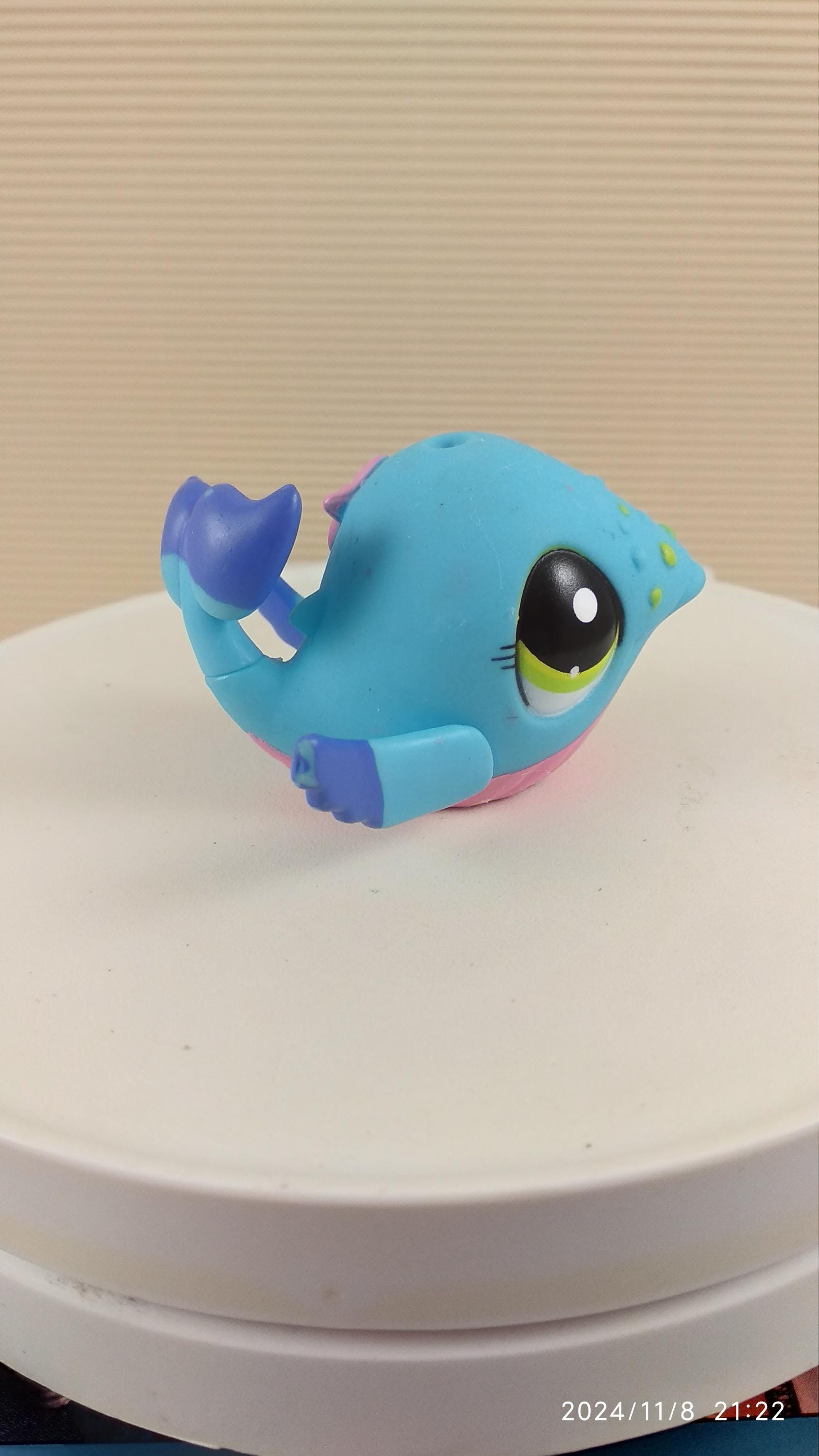 Figurine My Littlest Pet Shop LPS Baleine Whale #1912 - Occasion - Hasbro