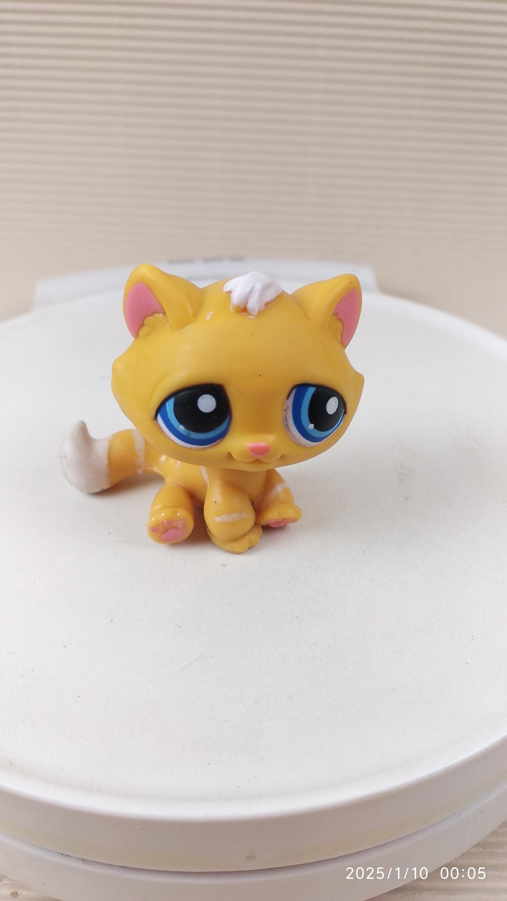 リトルペットショップ LPS #349 トラ猫の子猫 オレンジ ホワイト