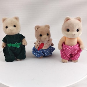Sylvanian Families Bear Family From Japan