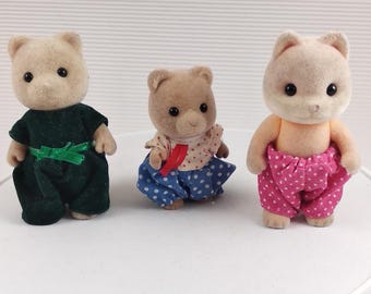 Familia de osos de Sylvanian Families de Japón
