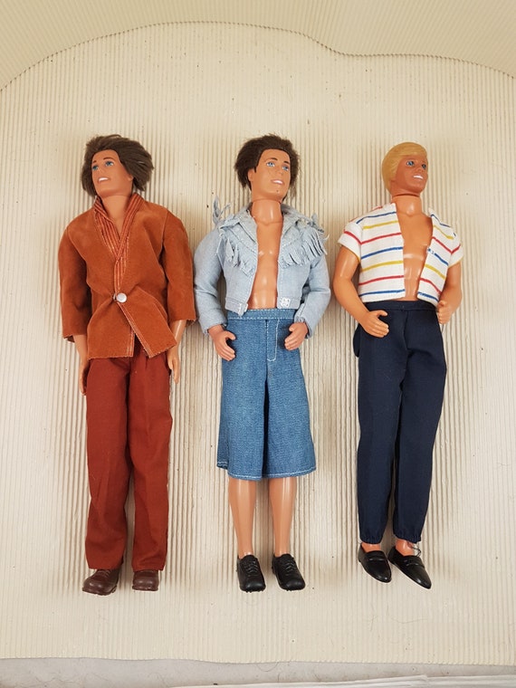Poupée Ken Vintage Habillée - Avec Veste Et Pantalon, Occasion Pour Collection