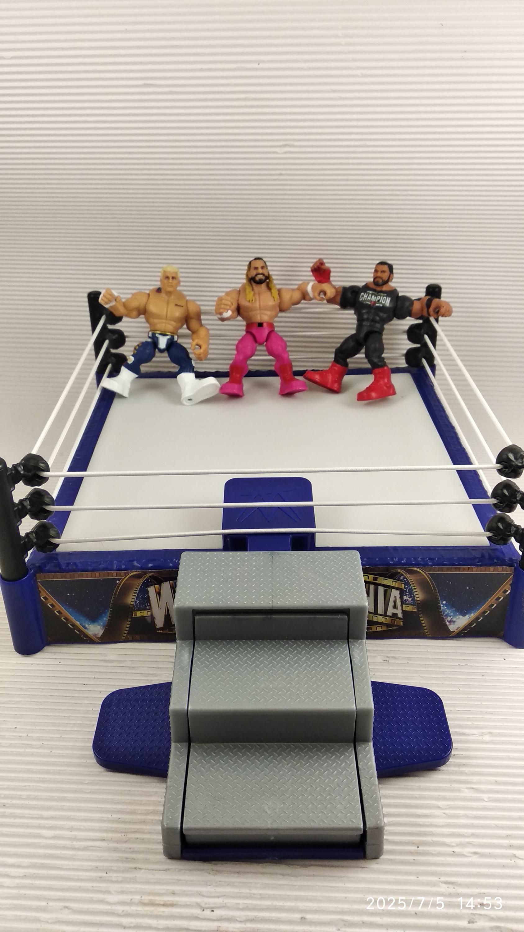 Mattel WWE Knuckle Crunchers Mini Mayhem Playset - Etsy