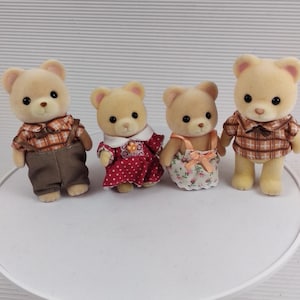 Sylvanian Families Bear Family From Japan