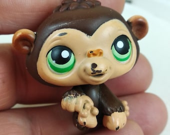 Figurine Littlest Pet Shop Singe Chimpanzé - Occasion - Univers Petshop